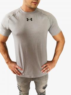 Under Armour Under Armour HeatGear® Loose Grey pohodlné sportovní triko s krátkým rukávem - M / Šedá / Under Armour