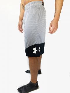 Under Armour Under Armour HeatGear® Loose pohodlné sportovní kraťasy s logem - L / Šedá / Under Armour