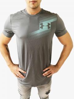 Under Armour Under Armour HeatGear® Storm Grey sportovní triko s krátkým rukávem - L / Šedá / Under Armour