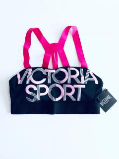 Victoria's Secret Victoria's Secret Body-Wick Stripe Black sportovní funkční podprsenka z kolekce Victoria Sport - S / Černá / Victoria's Secret