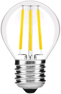 LED Žárovka E27 mini 4W 2700K Vlákno