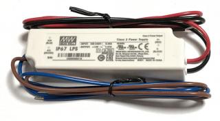 Napájecí led zdroj 24V 20W plastový s dvojtým krytím