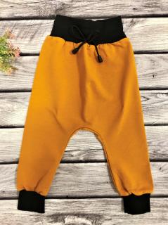 Mimi rostoucí kalhoty - hořčice Velikost baggy/rostoucí kalhoty: 56-62