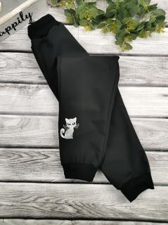 Softshellové kalhoty - Kočka Velikost: 128, Barva lemu: černý