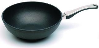 EXCELENT ručně litá titan diamantová pánev wok 28 cm i INDUKCE (1550 diamant)