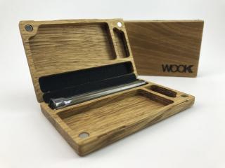 Wook | dřevěná tabatěrka na kuřivo ONE HITTER mini