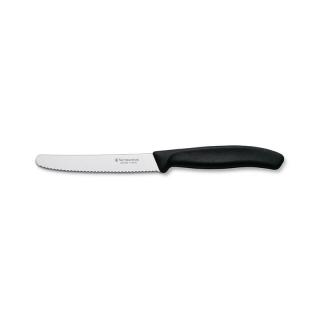 Nůž na rajčata 11cm, černá,  Victorinox