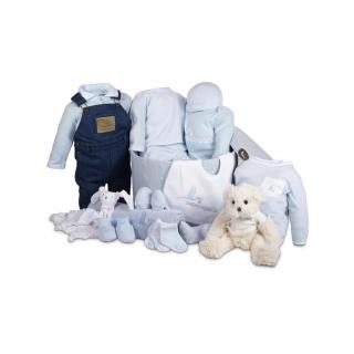 Luxusní výbavička pro miminko Medvídek - modrá