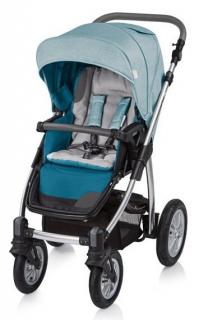 Baby Design kombinovaný Dotty 2018 05 tyrkysová Kočárek