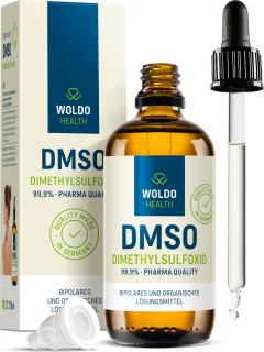DMSO 100 ml + KNIHA dimethylsulfoxid 99,9% ph. Eur. (100ml) WoldoHealth®