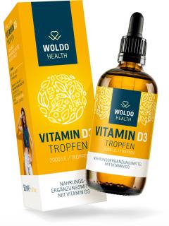 Vitamin D3 kapky vysoce dávkované - 50 ml - 1000 I.E.