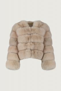 Dámský kožich Stella Barva kožešiny: Velbloudí | Camel, Délka rukávů: 3/4, Velikost: XXL