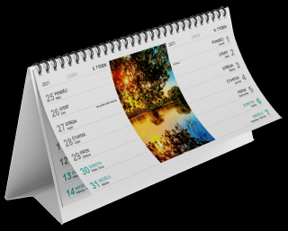 Čtrnáctidenní stolní kalendář B (formát 320x150 mm)