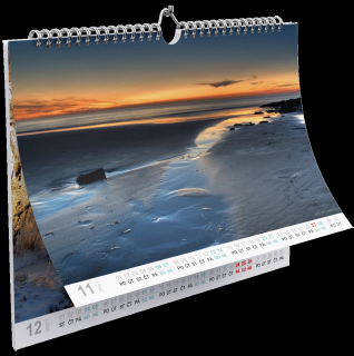 Nástěnný kalendář na šířku (formát 450x320mm)