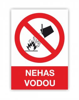 Nehas vodou (Zákazová značka)