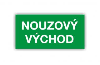 Nouzový východ (Úniková značka)