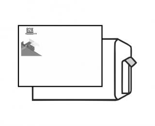 Obálka C4 s krycí páskou, 1/0 jednobarevný tisk (formát 229x324mm)