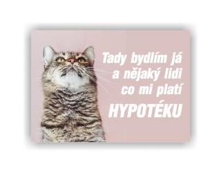 Tady bydlím já (Informační tabulka s obrázkem vašeho psa)