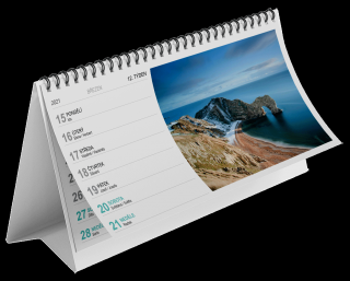 Týdenní stolní kalendář (formát 320x150 mm)