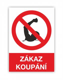 Zákaz koupání (Zákazová značka)