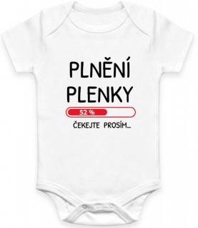 Dětské BODY Plnění plenky