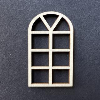 Dřevěné okno / výřez z překližky / tvoření 10
