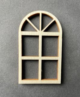 Dřevěné okno / výřez z překližky / tvoření 2