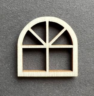 Dřevěné okno / výřez z překližky / tvoření 6
