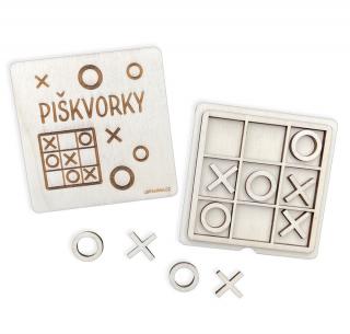 Dřevěné piškvorky 3x3