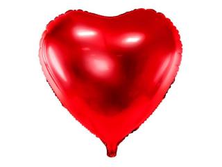 Foliový balónek srdce 45 cm červený
