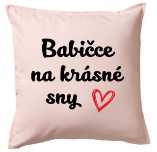 Polštář BABIČCE NA KRÁSNÉ SNY