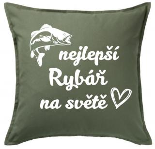 Polštář NEJLEPŠÍ RYBÁŘ NA SVĚTĚ