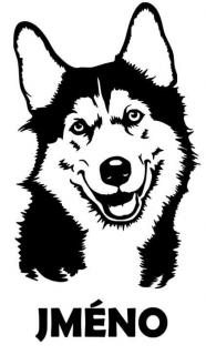 Samolepka Husky