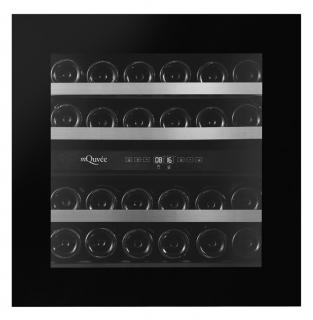 Vinotéka vestavná integrovaná WineKeeper 25D - Push-Pull černá