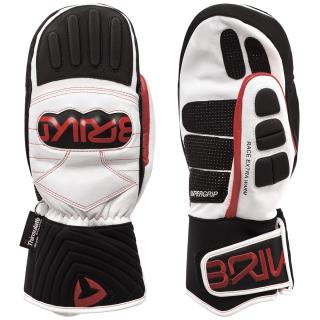 Briko Gara Mitt JR Extra warm - White/Red/Black 5,5