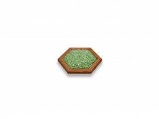 Bosé chodníky - Minihexagon zelený mramor 1ks