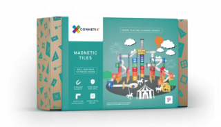 Connetix Tiles - Kuličkodráha Rainbow Ball Run Pack 92 ks