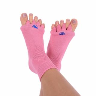 Happy Feet - Adjustační ponožky PINK Velikost: L (vel. 43-46)