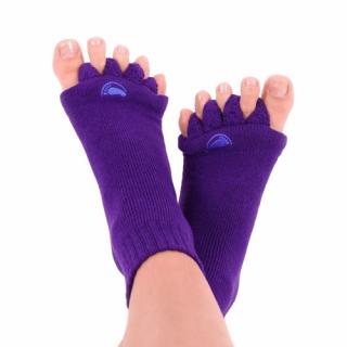 Happy Feet - Adjustační ponožky PURPLE Velikost: L (vel. 43-46)