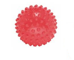 Ledraplastic - Easy grip míč 12 cm Barva: Červená
