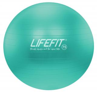 LIFEFIT - Gymnastický míč ANTI-BURST 65 cm, tyrkysový