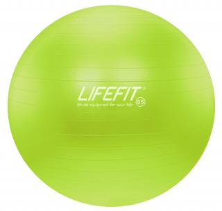 LIFEFIT - Gymnastický míč ANTI-BURST 65 cm, zelený