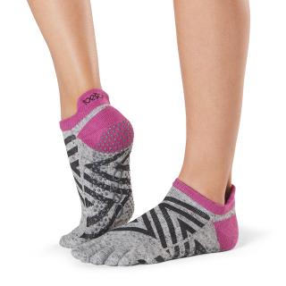 ToeSox Full Toe Low Rise Grip - Ziggy Velikost: S (small)