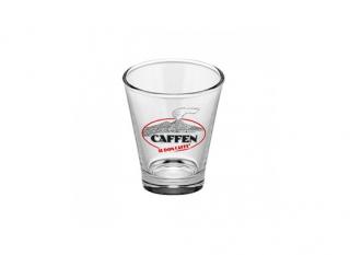 Caffen skleněný hrnek na kávu ze skla 75 ml (Skleněný šálek na kávu z průhledného skla.)