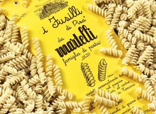 Martelli pasta Fusilli di Pisa 500 g (Fusilli di Pisa suché bezvaječné semolinové těstoviny dle tradiční receptury z Toskánska.)