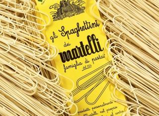 Martelli pasta Spaghettini 500 g (Spaghettini (tenčí) suché bezvaječné semolinové těstoviny dle tradiční receptury z Toskánska.)