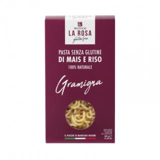 Pastificio La Rosa bezlepkové těstoviny Gramigna 500 g (Kukuřično-rýžové těstoviny bez lepku)