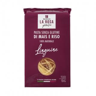 Pastificio La Rosa bezlepkové těstoviny Linguine 250 g (Kukuřično-rýžové těstoviny bez lepku)