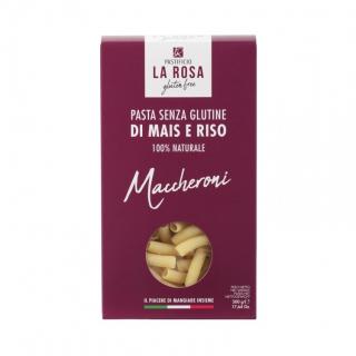 Pastificio La Rosa bezlepkové těstoviny Maccheroni 500 g (Kukuřično-rýžové těstoviny bez lepku)