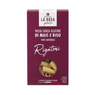 Pastificio La Rosa bezlepkové těstoviny Rigatoni 500 g (Kukuřično-rýžové těstoviny bez lepku)